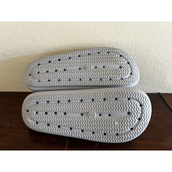 No Boundaries Womens Slide Sandals Size 8 Gray Chunky Open Toe - Picture 8 of 8